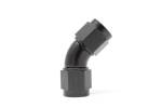 AN6 45 F-F Swivel, Black