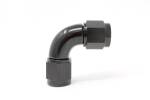 AN6 90 F-F Swivel, Black