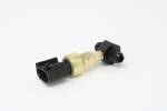 AN6 Male-Male Gauge Sensor Fitting Adapter 1/8 NPT Side Port, Black - Image 4