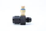 AN6 Male - Female Gauge Sensor Fitting Adapter 1/8 NPT Port, Black - Image 4