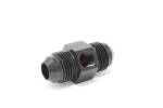 AN8 Male-Male Gauge Sensor Fitting Adapter 1/8" NPT Side Port, Black