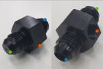 AN6 Male-Male 0.041" Restrictor Fitting w/ 1/8 - NPT On Side - Image 4